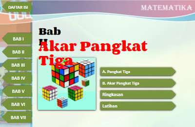 Power Point Matematika Kelas 6 SD/MI - Akar Pangkat Tiga